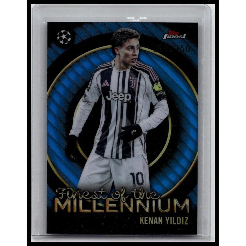 2025-26 Finest UEFA Kenan Yildiz #FM-10 Juventus Finest of the Millennium #/150